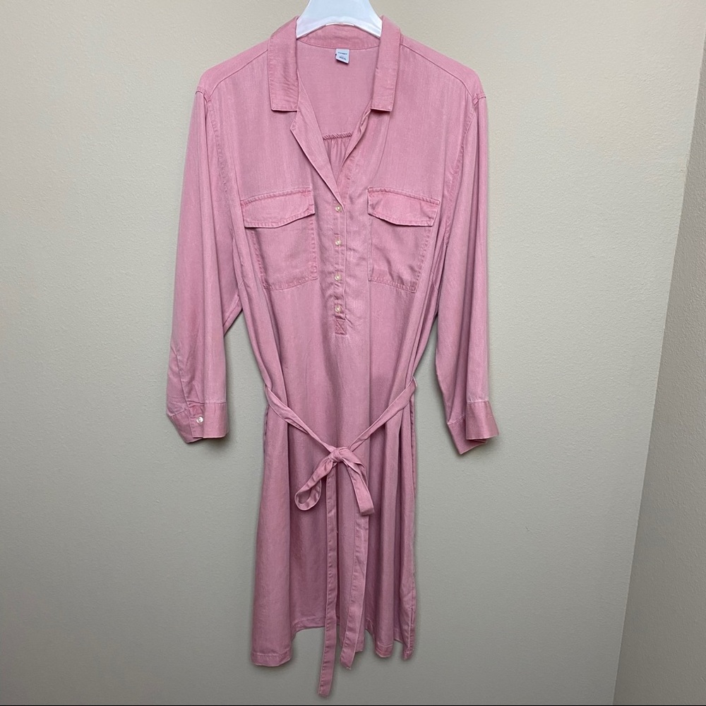 Old Navy | Pink Shirt Dress